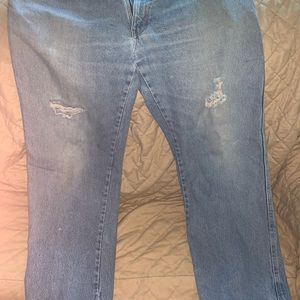 Worn out Blue Jeans 42X30